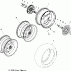 V07XB26/BC26 JACKPOT/NESS ALL OPTIONS Wheel, rear (billet) - v07xb26 / bc26 all options