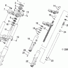 V06AB26CA VICTORY VEGAS 8 BALL/VEGAS ALL OPTIONS Forks, front and clamp asm. - v06ab26 / gb26 all o...