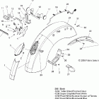 V07CB26/CD26 KINGPIN/TOUR ALL OPTIONS Fender, rear and taillight - v07cb26 / cd26 all op...
