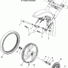 V06CB26CA KINGPIN ALL OPTIONS Wheel, front (cast) - v06cb26 all options