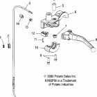 V07HB26/HS26 HAMMER ALL OPTIONS Clutch lever asm. - v07hb26 / hs26 all options