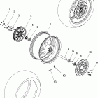 V07HB26/HS26 HAMMER ALL OPTIONS Wheel, rear (cast) - v07hb26 / hs26 all options