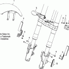 V06HB26 VICTORY HAMMER ALL OPTIONS Fender, front and turn signals - v06hb26 / all opt...