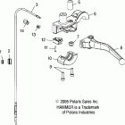 V06HB26 VICTORY HAMMER ALL OPTIONS Clutch lever asm. - v06hb26 / all options
