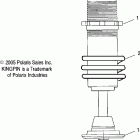 V06CB26CA KINGPIN ALL OPTIONS Shock, rear - v06cb26 all options