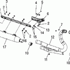 V06CB26CA KINGPIN ALL OPTIONS Exhaust system (if built after 8 / 2 / 05) - v06cb...