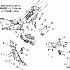 V06HB26 VICTORY HAMMER ALL OPTIONS Fuse box mount / side cover, rh - v06hb26 / all op...