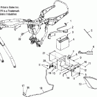 V06HB26 VICTORY HAMMER ALL OPTIONS Ecm / battery box / side cover, lh - v06hb26 / all...