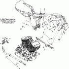 V06HB26 VICTORY HAMMER ALL OPTIONS Engine mounting - v06hb26 / all options