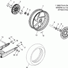 V06CB26CA KINGPIN ALL OPTIONS Wheel, rear (billet) - v06cb26 all options
