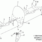 V04CB16 KINGPIN ALL OPTIONS Windshield - v04cb16 / all options