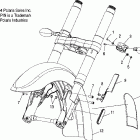 V05CB16/DC16 KINGPIN/NESS ALL OPTIONS Front fender and turn signals - v05cb16 / dc16 / a...