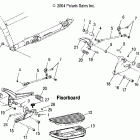 V05AB16/EC16/GB16 VICTORY VEGAS ALL OPTIONS L.h. footpeg / floorboard / shift - v05ab16 / ec16...