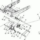 V05HB26 VICTORY HAMMER ALL OPTIONS Swing arm and rear suspension - v05hb26 / all opti...