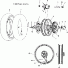 V05TB16CA TOURING CRUISER ALL OPTIONS Wheel, rear (laced) - v05tb16 / all options