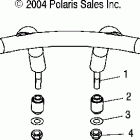 V05CB16/DC16 KINGPIN/NESS ALL OPTIONS Handlebar mounting (ness) - v05dc16ct / dt / lt