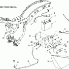 V05AB16/EC16/GB16 VICTORY VEGAS ALL OPTIONS Ecm / battery box / lh side cover - v05ab16 / ec16...