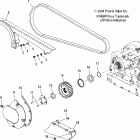 V05CB16/DC16 KINGPIN/NESS ALL OPTIONS Front drive sprocket - v05cb16 / dc16 / all option...