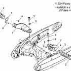 V05HB26 VICTORY HAMMER ALL OPTIONS Passenger footpegs - v05hb26 / all options