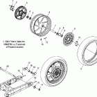 V05CB16/DC16 KINGPIN/NESS ALL OPTIONS Rear wheel (billet) - v05cb16 / dc16 / all options