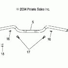 V05AB16/EC16/GB16 VICTORY VEGAS ALL OPTIONS Handlebar - v05ab16da / la / gb16ca / cg / ch / cj...