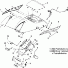 V05HB26 VICTORY HAMMER ALL OPTIONS Rear fender  - v05hb26 / all options