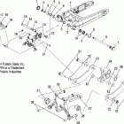 V05CB16/DC16 KINGPIN/NESS ALL OPTIONS Swing arm and rear suspension - v05cb16 / dc16 / a...