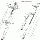 V04GB16/NC16 VICTORY VEGAS ALL OPTIONS Front forks and clamp asm. - v04gb16 / nc16 / all ...