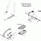 V04CB16 KINGPIN ALL OPTIONS R.h. footpeg / floorboard / brake - v04cb16 / all ...