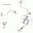 V04TB16CA TOURING CRUISER ALL OPTIONS Rear brake - v04tb16 / all options