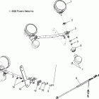 V04TB16CA TOURING CRUISER ALL OPTIONS Turn signal and light bar - v04tb16 / all options