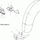 V04TB16CA TOURING CRUISER ALL OPTIONS License plate bracket - v04tb16 / all options