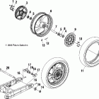V04GB16/NC16 VICTORY VEGAS ALL OPTIONS Rear wheel (cast) - v04gb16ca / cb / cc / ce / cg ...