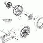 V04CB16 KINGPIN ALL OPTIONS Rear wheel (cast) - v04cb16 / all options