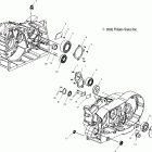 V03CB16CA CLASSIC CRUISER ALL OPTIONS Crankcase bearings - v03cb16 / all options