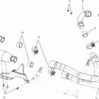 V02CD16 DELUXE CRUISER ALL OPTIONS Exhaust system - v02cd16 / all options