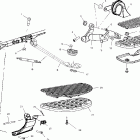 V02TB16 TOURING CRUISER ALL OPTIONS Floor board and side stand - v02tb16 / all options