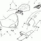 V02CD16 DELUXE CRUISER ALL OPTIONS Seat and rear fender - v02cd16 / all options