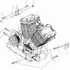 V02CD16 DELUXE CRUISER ALL OPTIONS Engine mounting - v02cd16 / all options
