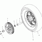 V02TB16 TOURING CRUISER ALL OPTIONS Rear wheel - v02tb16 / all options