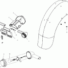 V02CD16 DELUXE CRUISER ALL OPTIONS Rear turn signal - v02cd16 / all options