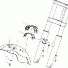 V00CS15CD SPORT CRUISER Mirrors and front fender - v00cs15dc