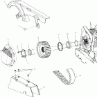 V01CS15DC SPORTCRUISER Front drive sprocket - v01cs15da