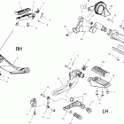 V01CS15DC SPORTCRUISER Shift lever and footpeg mounting - v01cs15da