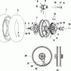 V01CD15CC DELUXE CRUISER Rear wheel - v01cd15cc