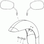 V00CB15CD STANDARD CRUISER Mirrors and front fender - v00cb15dc