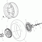 V00CS15CD SPORT CRUISER Rear wheel - v00cs15dc