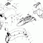 V00CS15CD SPORT CRUISER Rear fender and taillight mounting - v00cs15dc