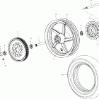 V99CB15DB STANDARD CRUISER Rear wheel - v99cb15da