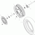 V99CB15LCZ STANDARD CRUISER Front wheel - v99cb15daz